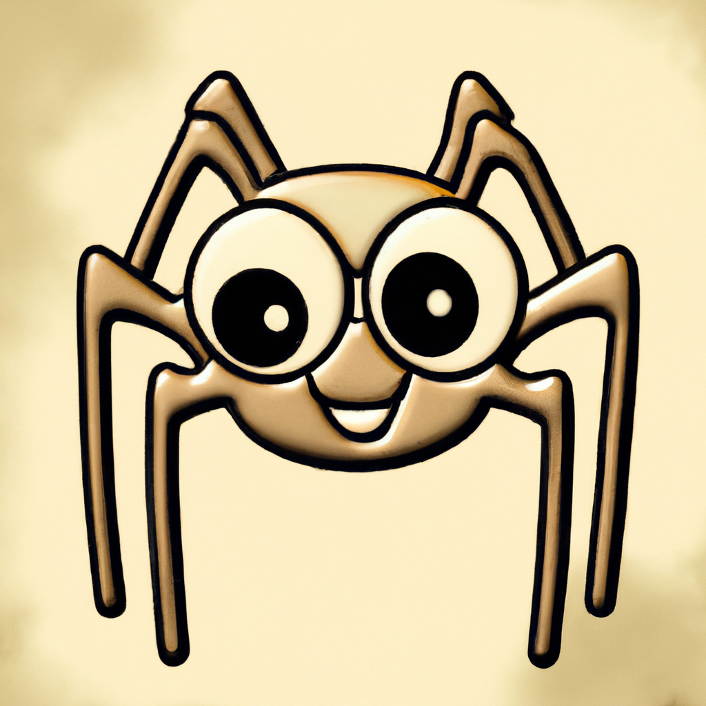 Adorable Cartoon Spider Logo